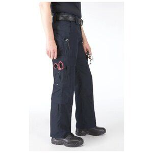 5.11 Tactical Navy Blue Women's TACLITE EMS Pant Cargo Workwear 20 Long